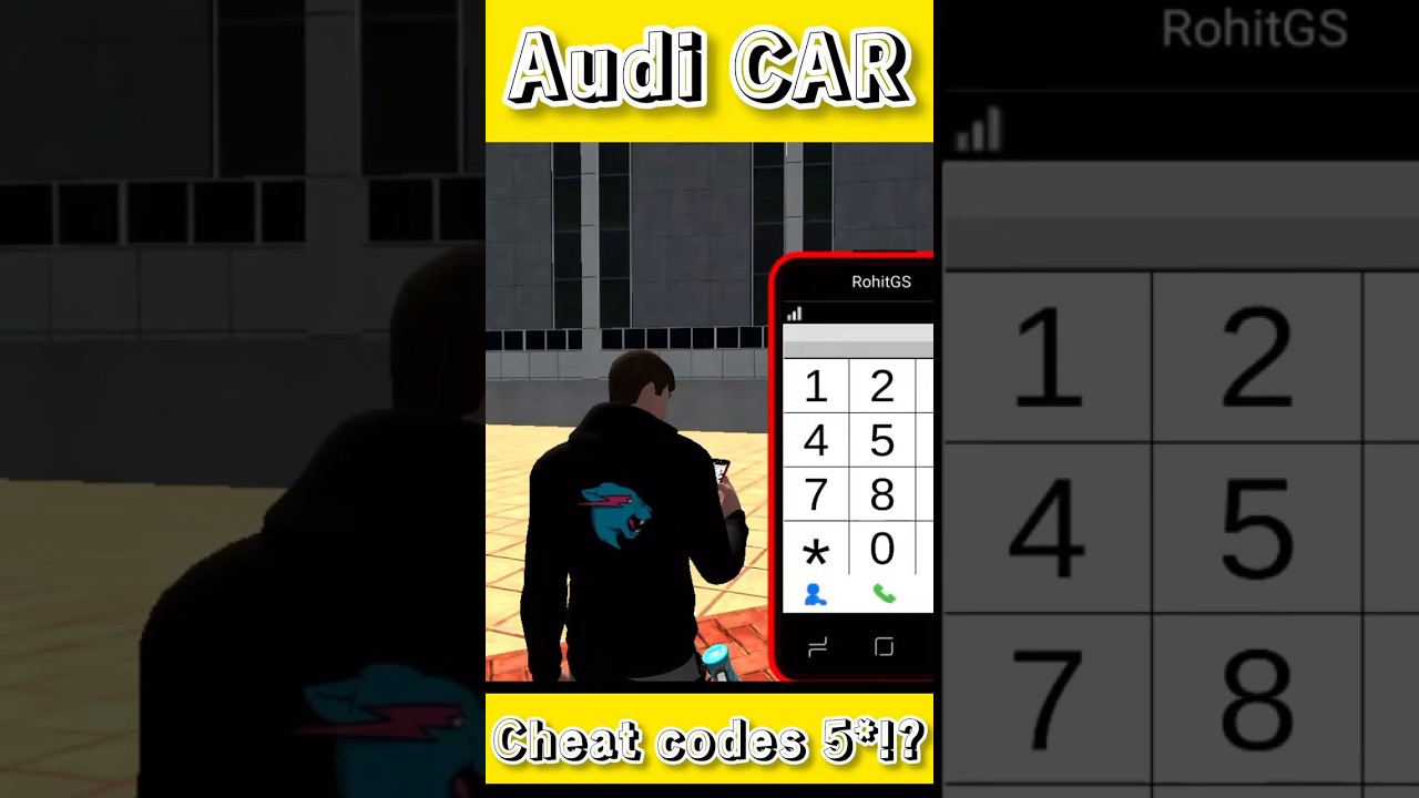 All New Cheat codes Audi CAR 