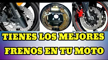 ¿Qué freno es el más potente en una motocicleta?