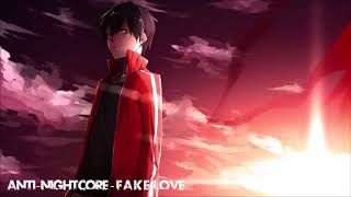 Download lagu True North - Fake Love [Anti-Nightcore]