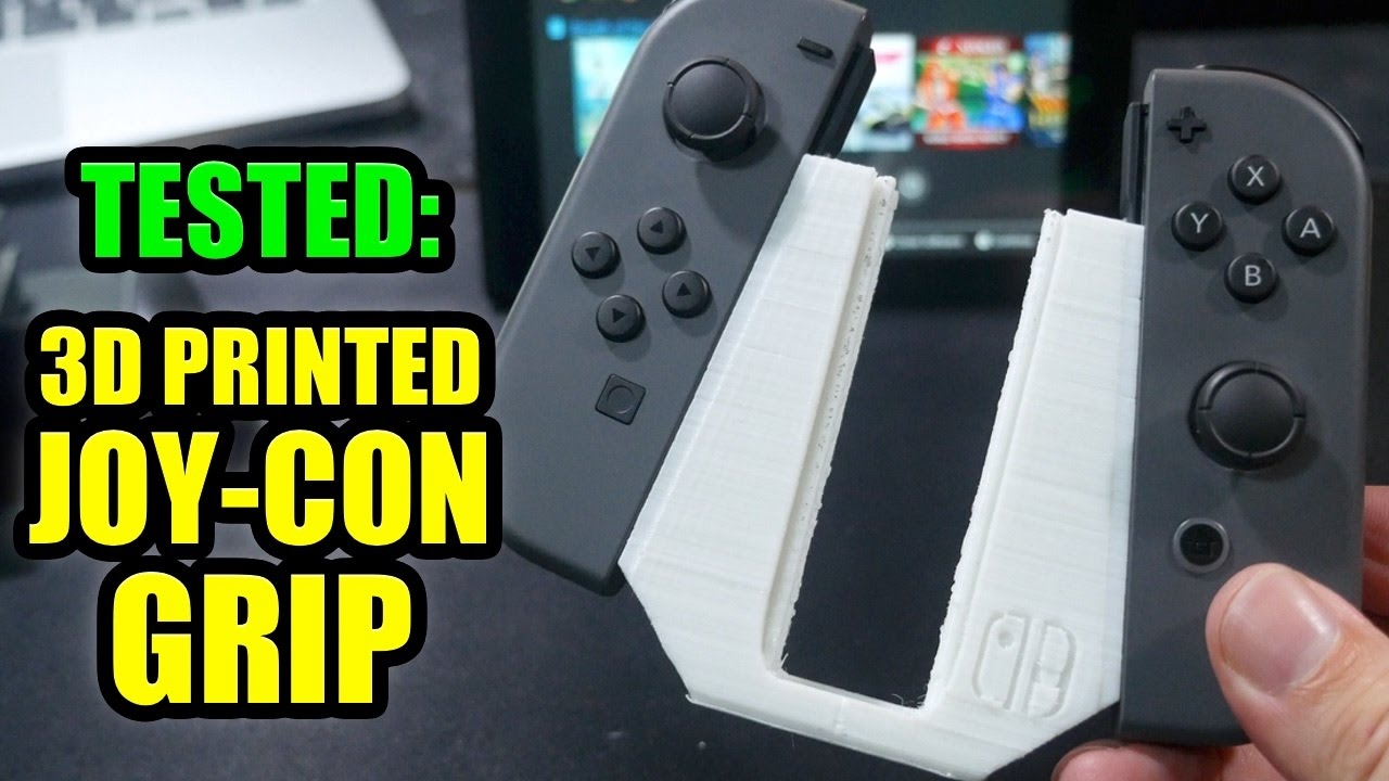 Tested; 3D Printed Nintendo Switch Joy-Con Grip - YouTube
