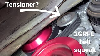 Toyota Rav4 2GRFE 3.5 V6 serpentine belt squeak