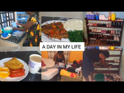 A DAY IN MY  LIFE AS A STAY AT HOME MOM//CLEANING//COOKING//ORGANIZING//#homemaking#stayathomemum