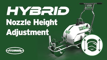 Pitchmark Hybrid Line Marker | Nozzle Height Adjustments