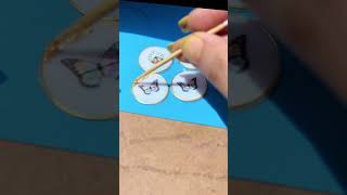 Resin earrings without bezel #diy #shorts