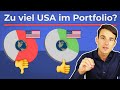 Zu viel USA im Weltportfolio? Klumpenrisiko USA im Portfolio reduzieren | Finanzfluss