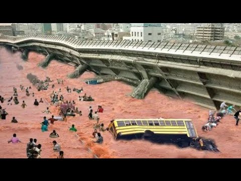 الهند الآن إنفجار سد بهاكار وغرق مدينة هيمشال براديش الجسور وال مدمرة ولقطات مرعبة شاهد
