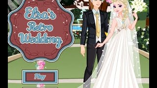 Elsa's Retro Wedding (Ретро Свадьба Эльзы) - Мультик для Девочек