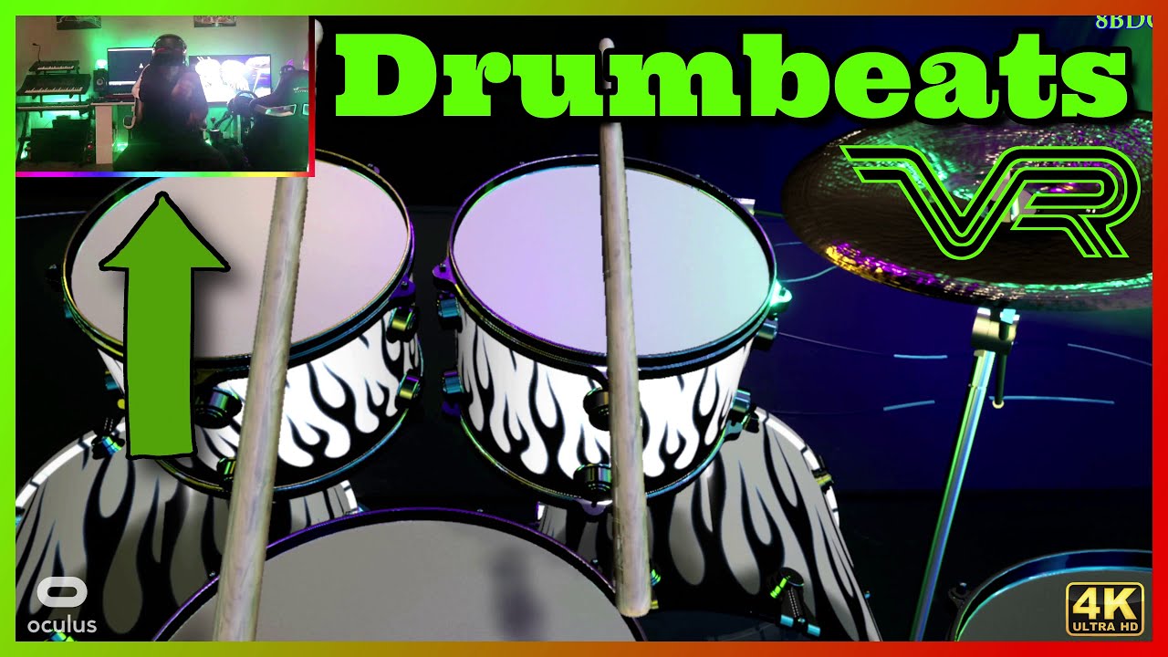 Drumbeats VR I Still can't play the Drums 3 Songs on Easy 4K