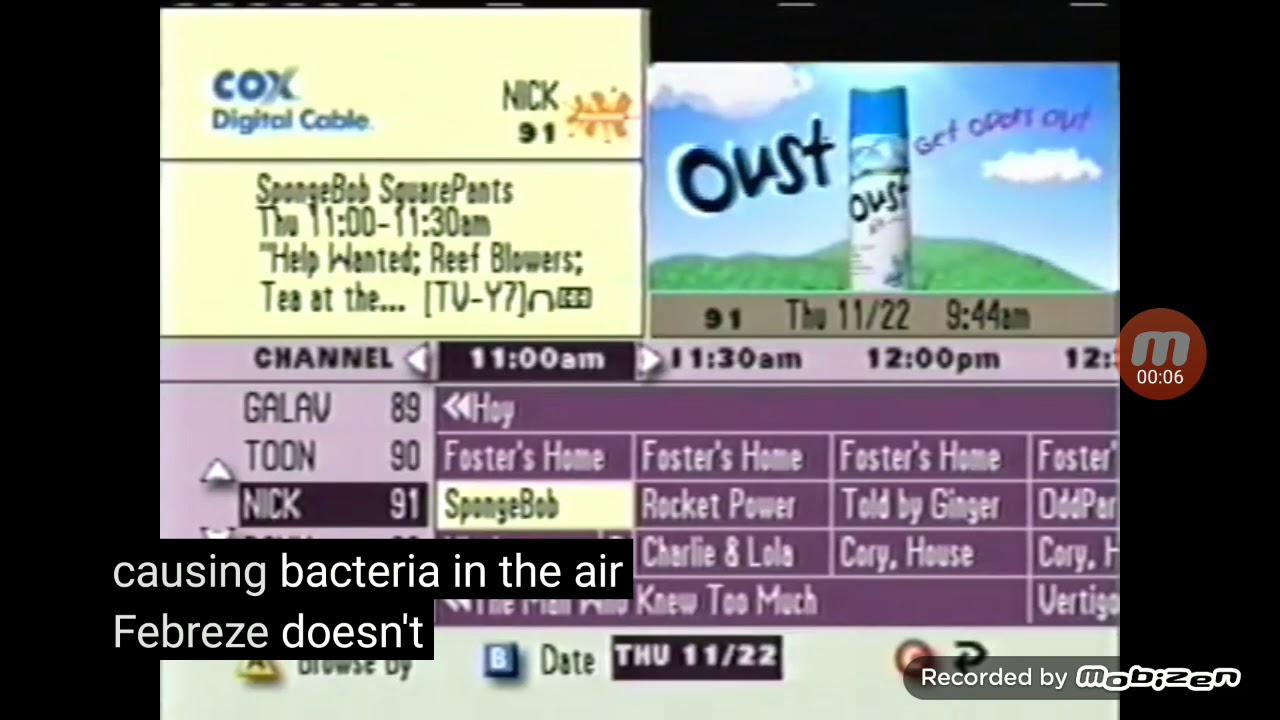 COX Program Guide 11 22 2007 YouTube COX Program Guide 11 22 2007 YouTube