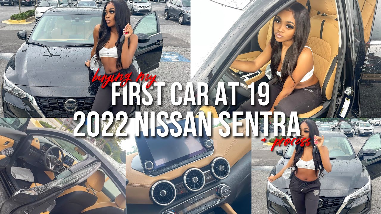 BUYING MY FIRST CAR AT 19 ! 2022 NISSAN SENTRA TAN INTERIOR 0 MILES + THE PROCESS