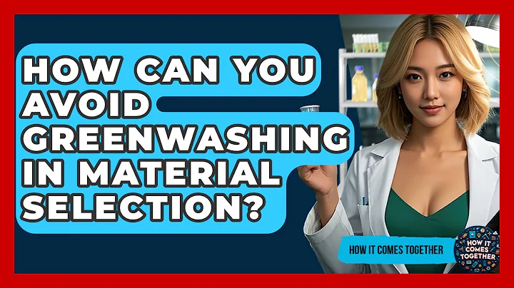 How Can You Avoid Greenwashing In Material Selection? - How It Comes Together