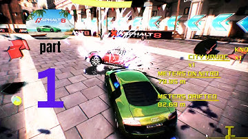 Asphalt 8: Gameplay Walkthrough Part 1 -  Car Racing Game