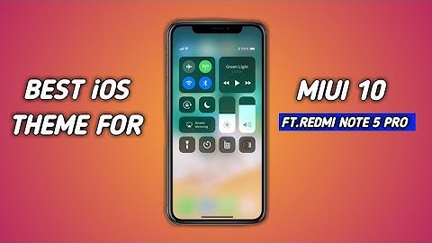Best iOS Theme For MIUI 10 🔥 Ft.Redmi Note 5 Pro