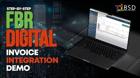 Digital Invoice FBR Integration Demo Video