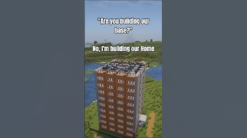 10 story Eastern European Apartment Block Brezhnevka | Minecraft Build Timelapse