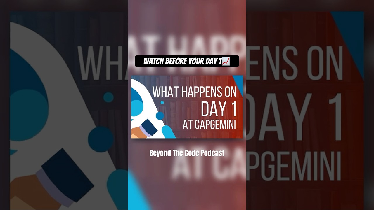 Capgemini Onboarding & Training Explained! 🚀💼 