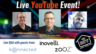 NEW DIY Smart Home Guy & Whats New with Inovelli, Zooz, Konnected (feat ModernDayTech)
DIY Smart Home Guy hands over the reigns and a new talent is introduced. Joined by Zooz, Inovelli and Konnected. Plenty of fun and surprises in store. Tune in live to join the conversation. You dont want to miss this!
π
Affiliate Product Links
β Z-Box Hub by Zooz (powered by Fibaro) β : https://tbiu.io/D70j29qu
βZ-Box Hub Security Kit (Bundle) β : https://tbiu.io/s6UVLFLL
β€οΈ Hubitat Elevation C-8 Home Automation Hub : https://tbiu.io/WANmZ9Va
π Useful Websites
Zooz website : https://tbiu.io/BWQMcVWx
Inovelli website : https://tbiu.io/xgcE9yyf
Konnected website : https://tbiu.io/LxihWipO
The Smartest House : https://tbiu.io/99DVNTyD
Watch Eric on Modern Day Tech : https://www.youtube.com/@UC7HgtDweBhkleTOjNo_w8sQ
Konnected Community : https://tbiu.io/ze1l80Rp
DIY Smart Home Guy Websites
Our How-To Website : https://tbiu.io/mgXuyoSN
Support This Channel : Consider leaving a Thanks donation to support the making of this and other videos.
DIY Smart Home Guy Featured Products : https://tbiu.io/j0srj4um
Facebook : https://tbiu.io/Kj3kMyqD
Twitter : https://tbiu.io/VeMwOGI3
DIY Smart Home Guy creates how-to videos for smart home automation centered around Z-Wave and Zigbee devices. Review videos are generally centered around Hubitat Elevation, SmartThings and Vera. I personally run Hubitat as my primary smart hub, however I do test products on the hubs mentioned. I understand that a home automation hub is not a path for everyone. I chose this path because I am a firm believer is advanced automation and local control.
#DIYSmartHomeGuy #SmartHome #HomeAutomation NEW DIY Smart Home Guy & Whats New with Inovelli, Zooz, Konnected (feat ModernDayTech)