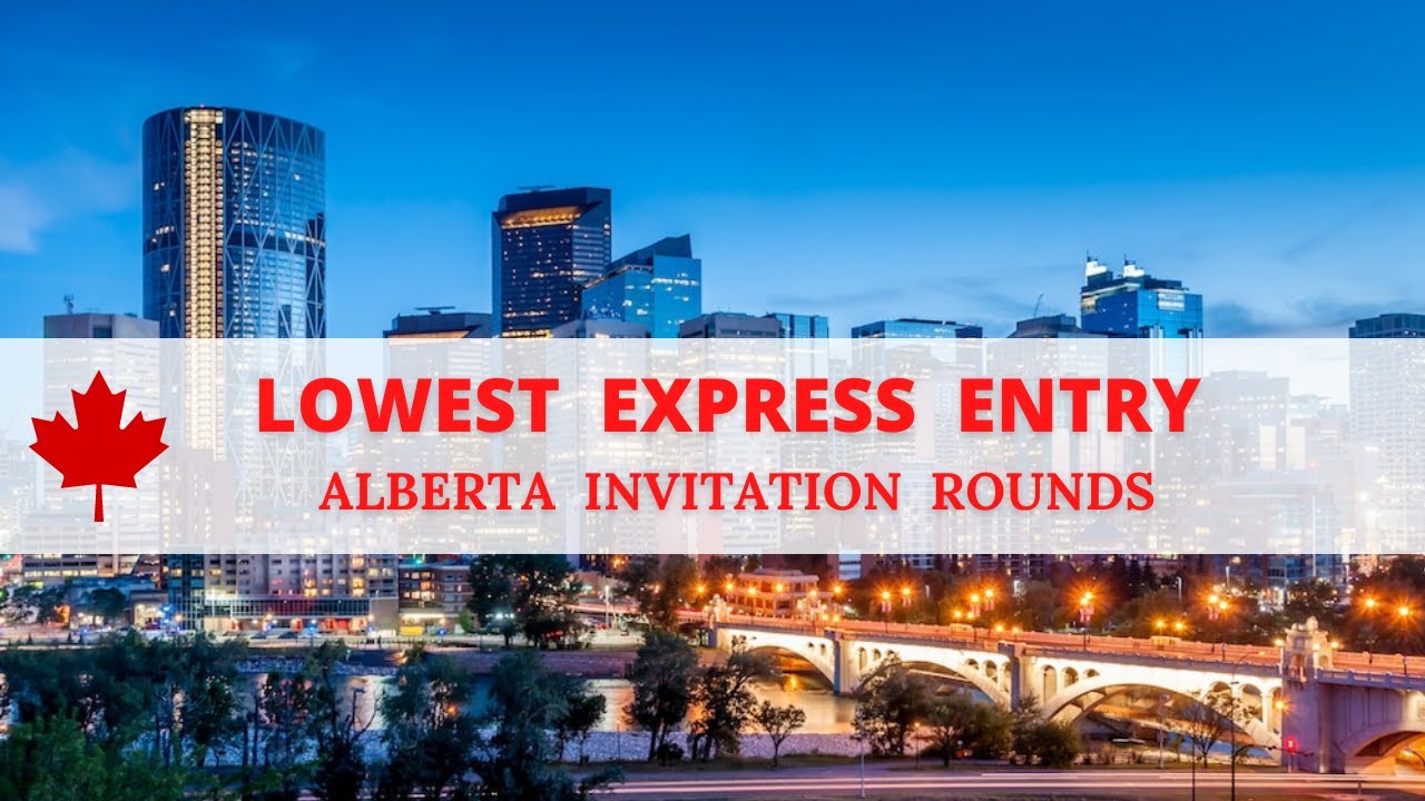 Lowest Express Entry CRS Score Alberta PNP AIPP Draw YouTube