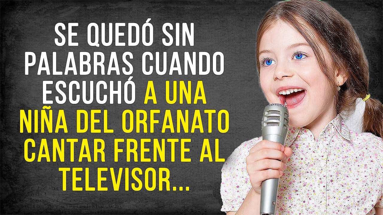 Se quedó sin palabras cuando escuchó a una niña del orfanato cantar frente al televisor...