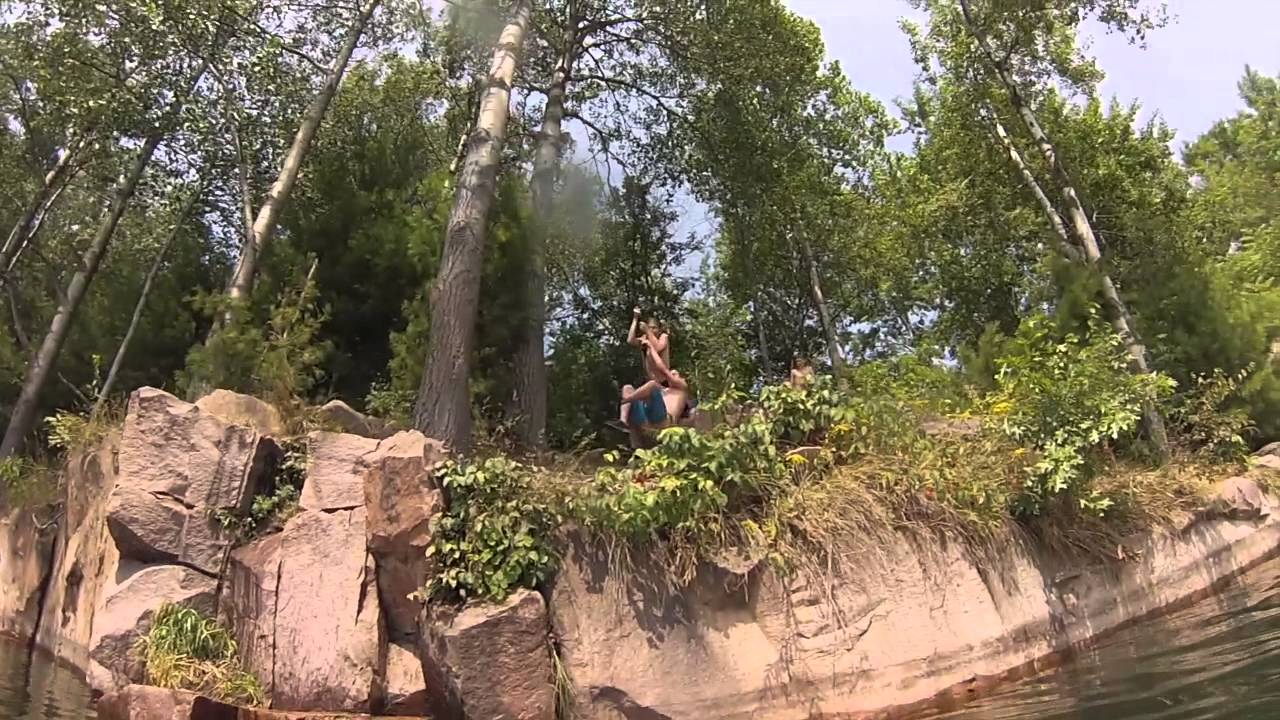 Red Granite Quarry Cliff Diving YouTube