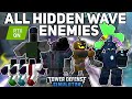 All Hidden Wave Enemies - Tower Defense Simulator