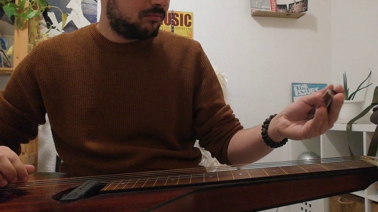 Ticket to ride - The Beatles (instrumental cover on Gold Tone LM  weissenborn, acoustic lap steel)
