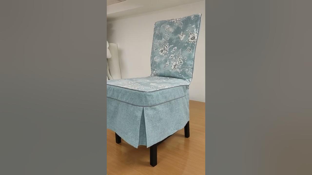 Чехол на стулья - YouTube