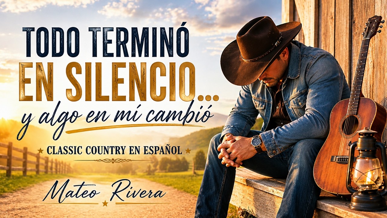 Cover Todo terminó en silencio… y algo en mí cambió | Classic Country en Español | Mateo Rivera