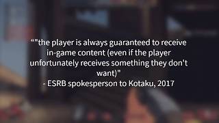 CS-130 presentation: Are Loot Boxes a form of gambling?