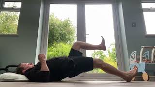 Hamstring bridge march - alternating legs