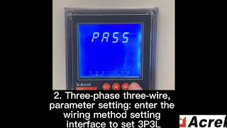 Acrel Electric | PZ multifunction meter parameter setting and common wiring method