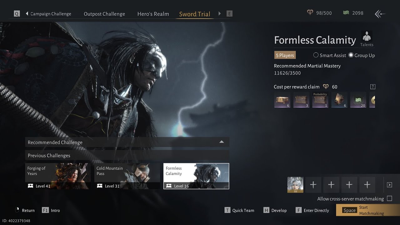 Where Winds Meet[Global] : Sword Trial - Formless Calamity BOSS "The Void King" Smart Assist mode