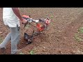 light weight 6hp black stone power weeder, making beds with riger || high power than 7hp petrol