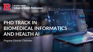 Rutgers Bmai Phd Track Turn Ai Into Health Impact Program Director Introduction