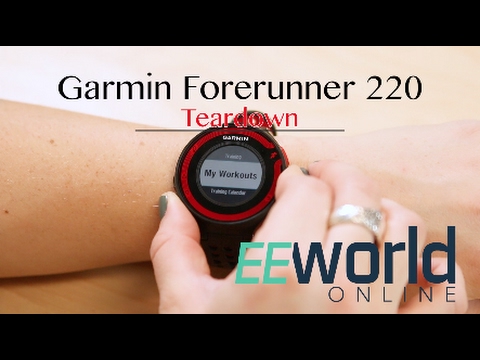 Teardown video: Inside the Garmin Forerunner 220 fitness watch and chest-worn heart monitor