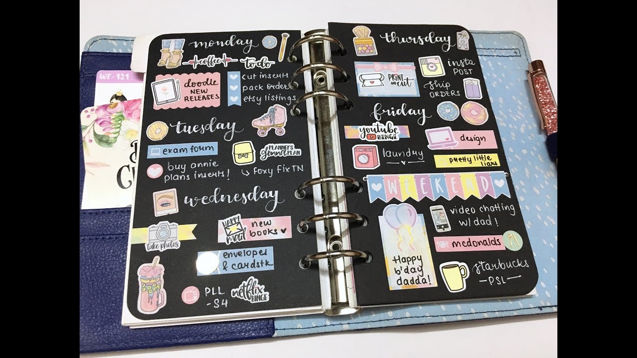 Plan With Me ft. Beayoutiful Planning (Black out paper planning)