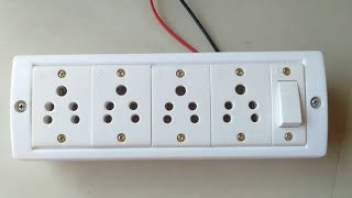 Famous 4 socket 1 switch ka connection kaise karen ||  4 socket 1 switch connection krna sikhe 2023 Wealth