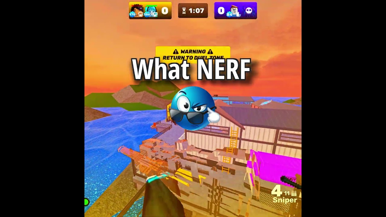 Snipers Nerfed in Roblox Rivals? #roblox #rivals