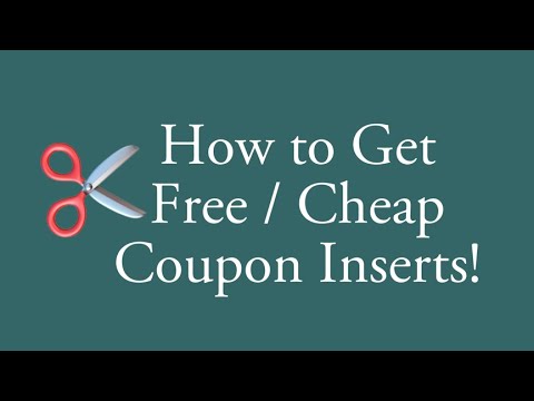 Coupon Topic Tuesday #104: How to Get Cheap / Free Coupon Inserts