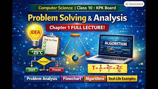 Problem Solving & Analysis | Computer Science Class 10 KPK Board | Chapter 1 Full Lecture
