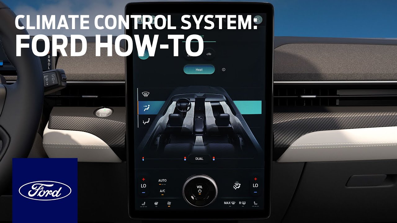 Mustang Mach-E® SUV Climate Control System | Ford How-To | Ford