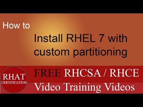 How to Install RHEL 7 Red Hat Enterprise Linux with Reviews OS4tom parOS4 User Guideioning