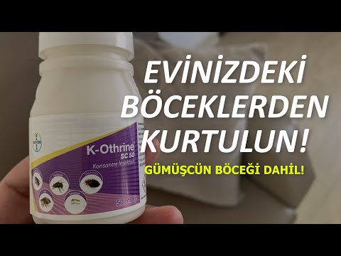 Evdeki Böceklerden Kurtulma(Gümüşcün Böceği Dahil) | Doğru İlaç | Kolay Uygulama | Uygun Maliyet