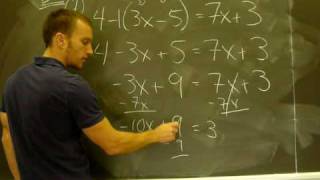 B3 07- Solving Equations with rational numbers.