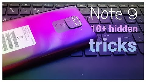 redmi note 9😲 10+ unique hidden features | settings, tips and tricks #mytechnaved