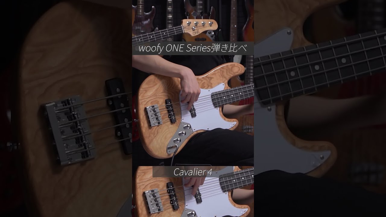 woofy basses ONE Seriesベース弾き比べ！指弾き編 - YouTube
