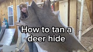 How To Tan A Deer Hide