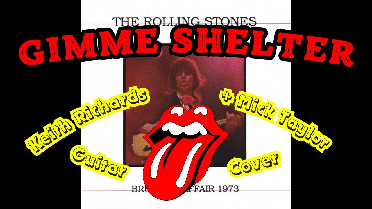 Watch The Rolling Stones - Gimme Shelter (Brussels Affair 1973) Keith Richards + Mick Taylor Guitar Cover on YouTube Watch The Rolling Stones - Gimme Shelter (Brussels Affair 1973) Keith Richards + Mick Taylor Guitar Cover on YouTube