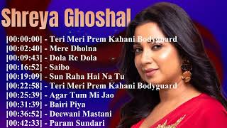 Shreya Ghoshal Top 10 Bollywood Songs | Ultimate Hindi Playlist 2026 | Greatest Hits Ever