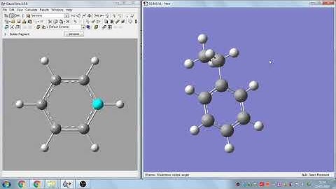 How to Draw the structure in Gaussian 09 software